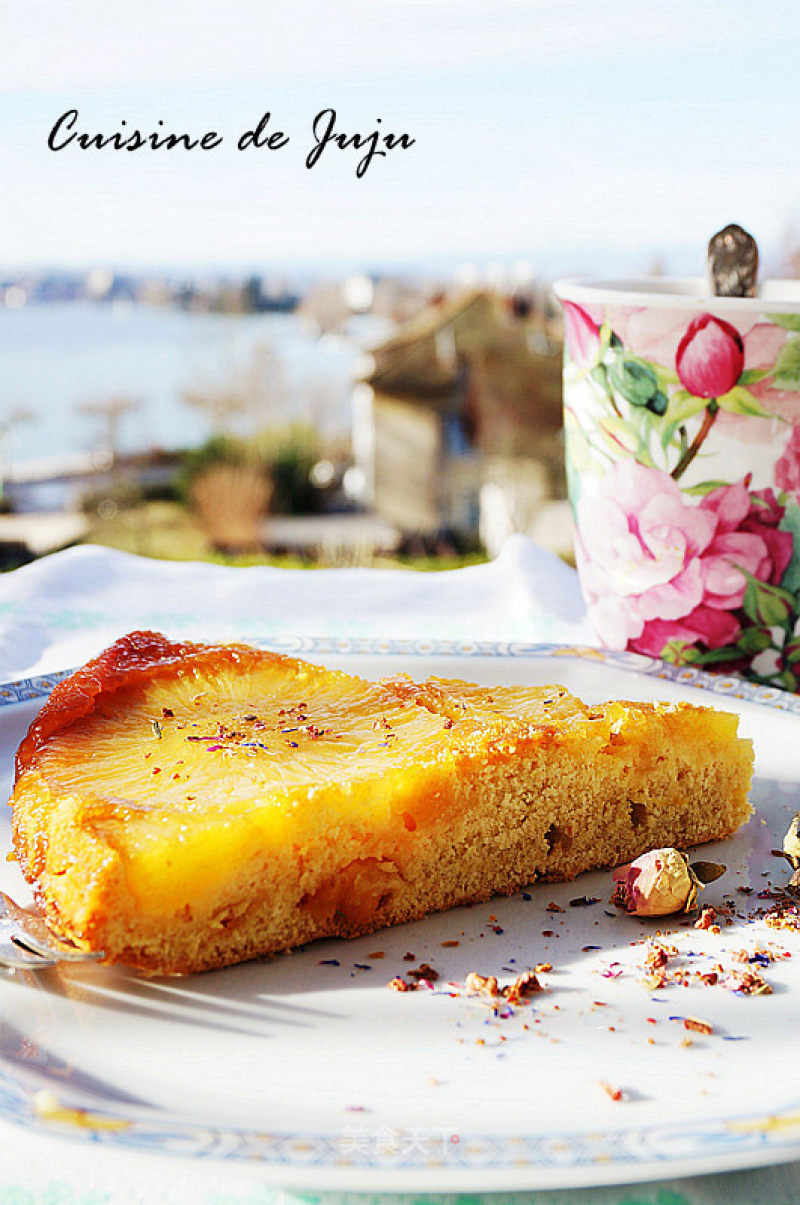 French Caramel Pineapple Cake recipe