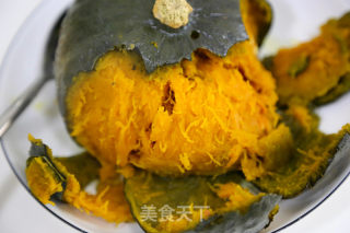 Pumpkin Cup with Chicken Sticky Rice recipe