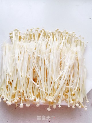 Enoki Mushroom with Garlic recipe