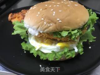 Low Fat Orleans Grilled Chicken Chop Burger recipe