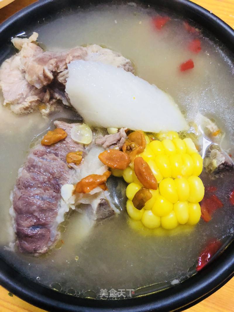 Pork Bone Yam and Corn Soup recipe