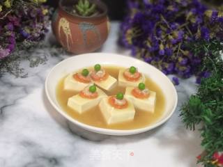 Steamed Shrimp with Soft Tofu recipe