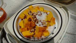 Steamed Pumpkin and Red Dates recipe