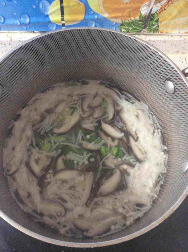 Delicious Double Mushroom Soup recipe