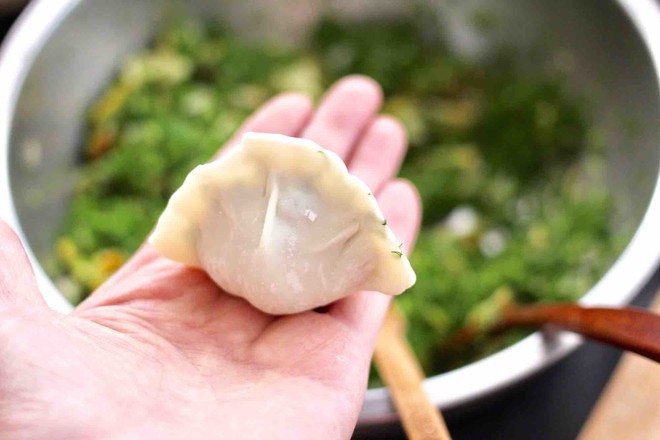 Fennel Haihong Egg Dumplings recipe