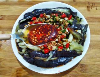 Shredded Eggplant with Cold Dressing recipe