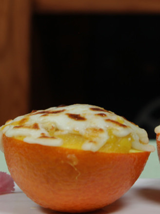 Baked Sweet Potatoes with Orange Cheese recipe