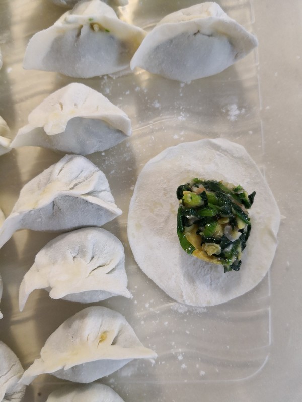 Spinach and Egg Dumplings recipe