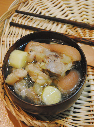 Yam Trotter Soup recipe