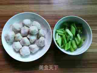 Braised Fish Balls with Mushrooms and Shrimp Rice recipe