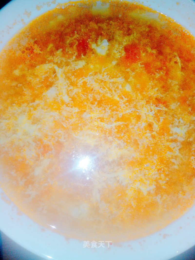 #蛋美食#tomato Egg Soup recipe