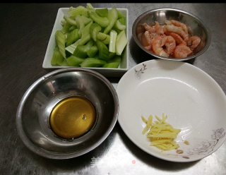 Celery and Shrimp recipe