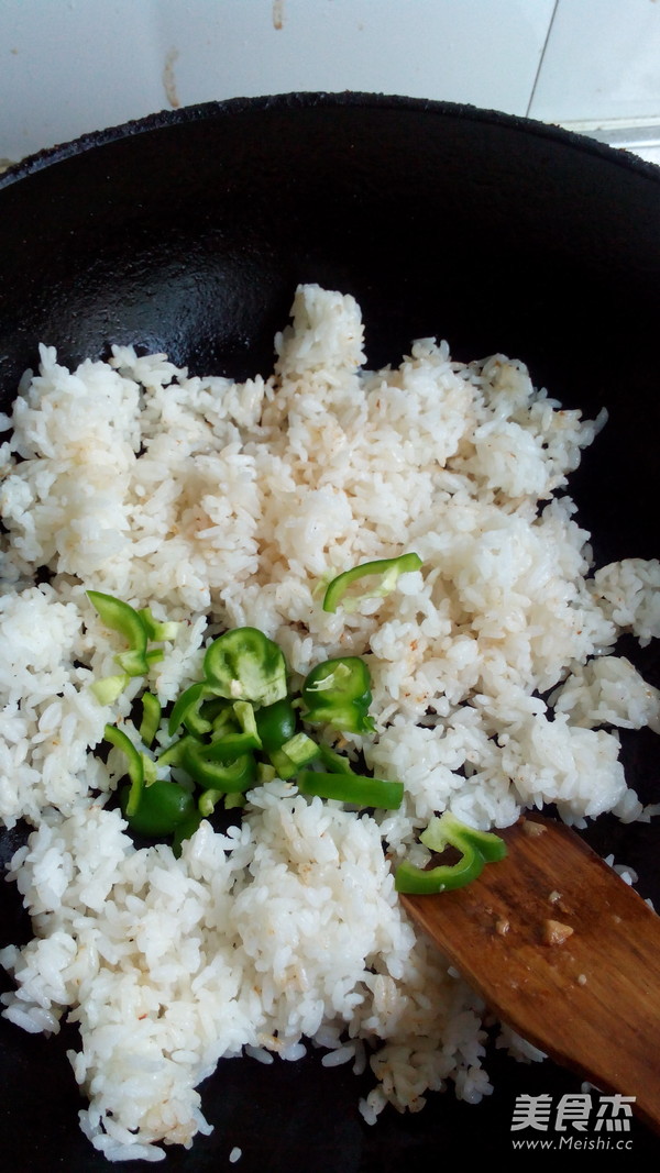 Chicken Melon Fried Rice recipe