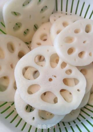 Sweet and Sour Lotus Root Slices recipe