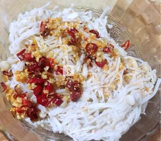 Spicy Enoki Mushroom recipe