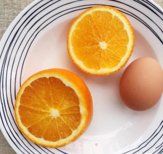 Sweet Orange Steamed Egg recipe