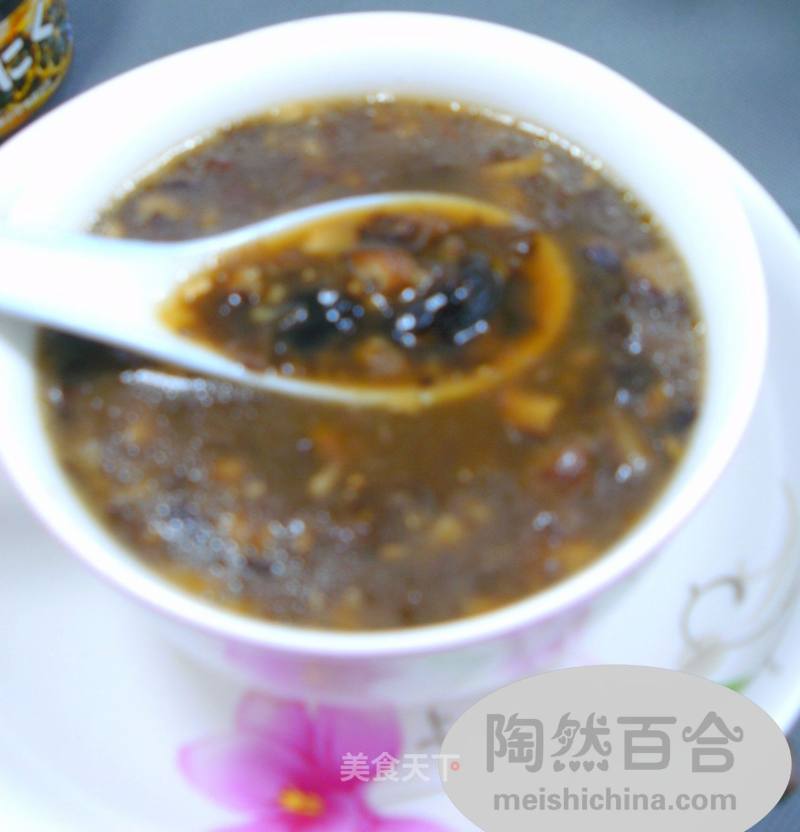 [trial Report of Big Sea Black Garlic] Black Garlic, Mushroom and Fungus Soup recipe