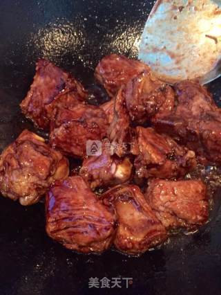 Braised Pork Ribs with Kidney Beans recipe