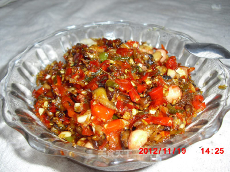 Homemade Mushroom Chopped Pepper Spicy Sauce recipe