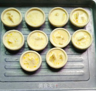 Banana Mini Egg Tart recipe