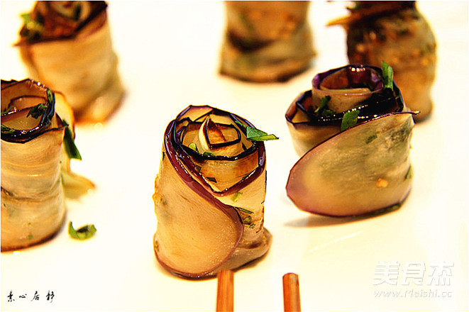 Suxinju Quiet Cool Summer Nine-layer Pagoda Fried Eggplant Roll recipe