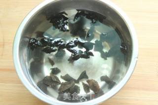 #凉饭菜#black Fungus Mixed with Shrimp Skin recipe