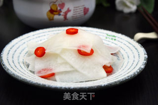 Sweet and Sour and Refreshing Radish recipe