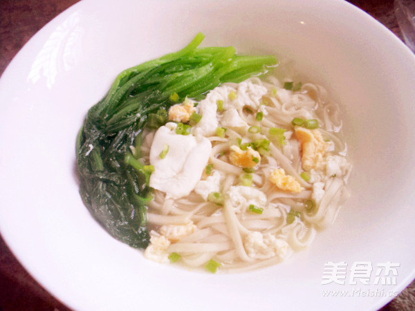 Salted Egg Mustard Noodle Soup recipe