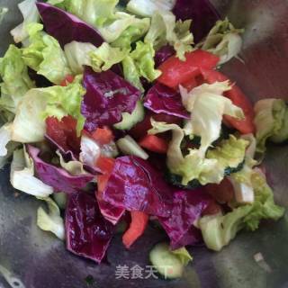 Seasonal Vegetables Mixed with Vinaigrette recipe