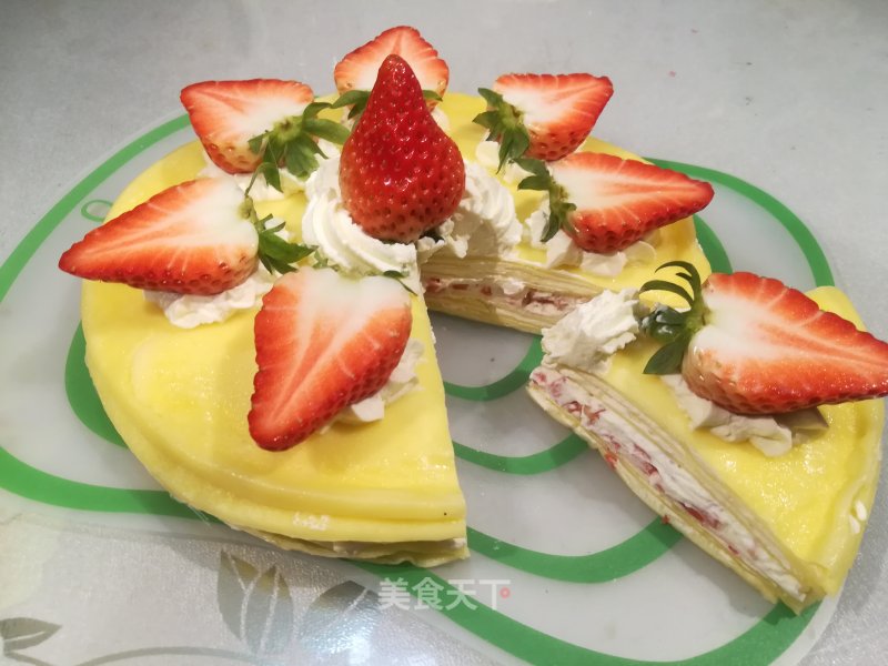 Strawberry Mille Cake recipe