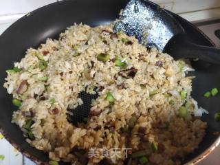 Fried Rice with Barbecued Pork and Garlic Sprouts recipe