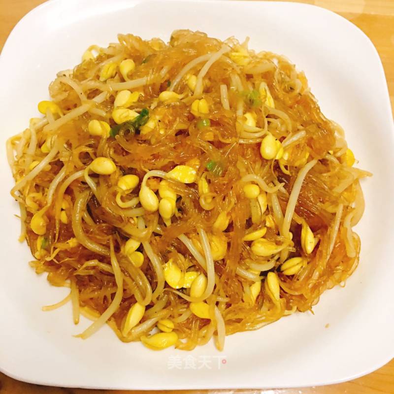 Vermicelli Bean Sprouts Fried recipe