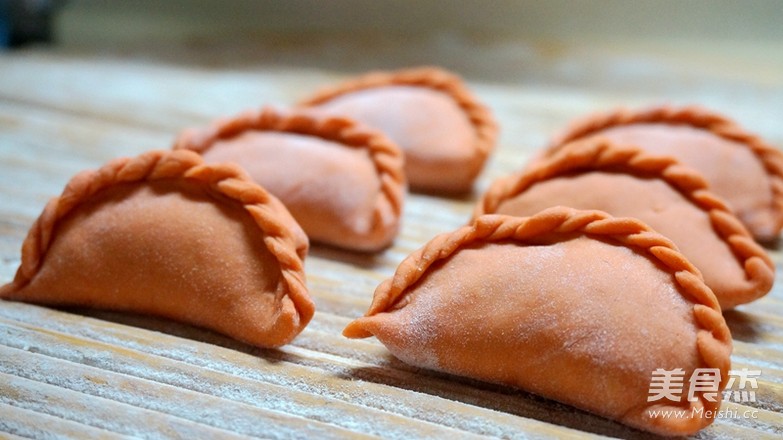 Fancy Steamed Dumplings Steamed Dumplings with Carrot Sauce recipe