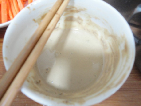 Cowpeas with Sesame Sauce recipe