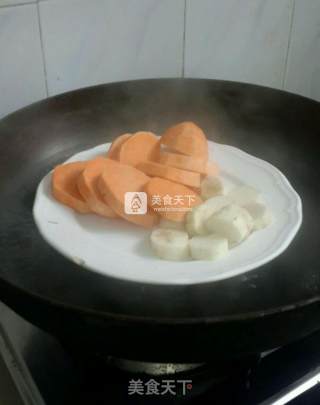 Sweet Potato and Yam Glutinous Rice Cake recipe