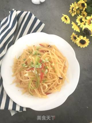 Spicy Potato Shreds recipe