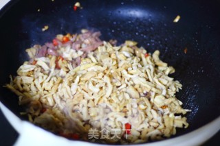 Fried Pork with Dried Radish recipe
