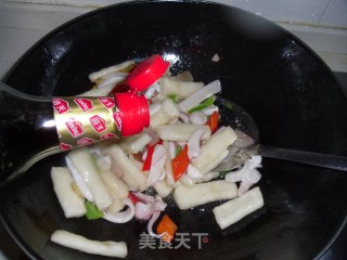 Squid Fried Rice Cake recipe