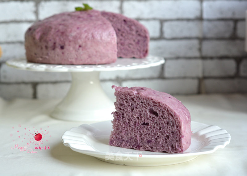 #铁犬烧饭就是香#purple Potato Hair Cake recipe