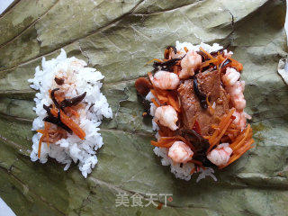 Lotus Leaf Pork Ribs Rice Bun recipe