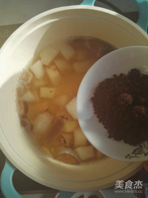 Brown Sugar, Jujube and Pear Soup recipe