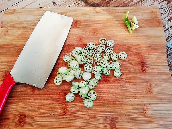 Okra Steamed Custard recipe