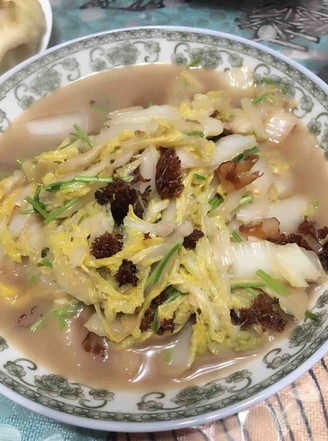 Stir-fried Jellyfish Head with Cabbage recipe