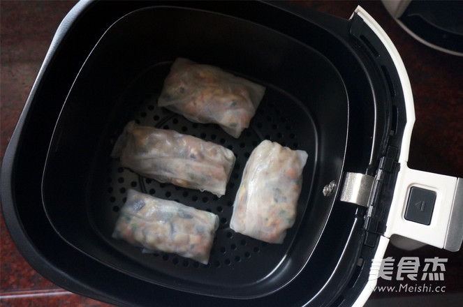 Air Fryer Version Spring Rolls recipe