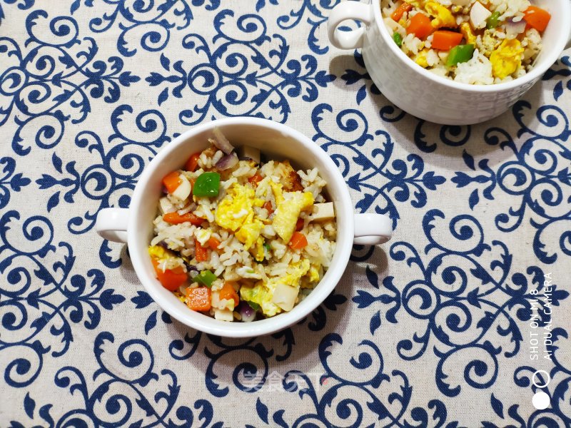 Vegetable Egg Fried Rice recipe