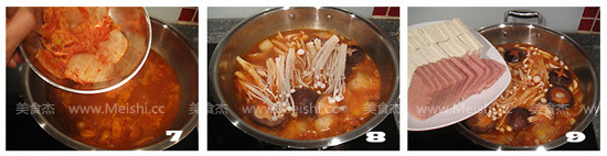 Kimchi Tofu Pot recipe