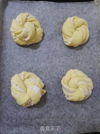 #四session Baking Contest and is Love to Eat Festival# Coconut Milk Flower Bag recipe