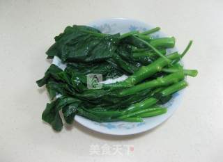 Boiled Chinese Kale recipe