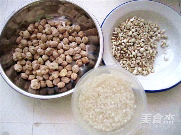 Chickpeas and Barley Congee recipe