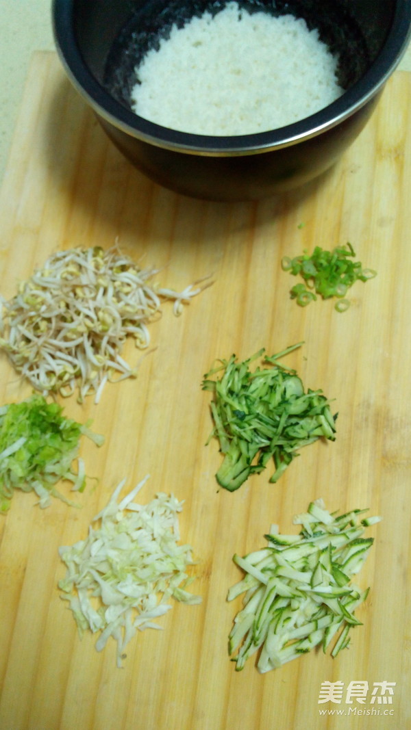 Bean Sprouts Fried Rice recipe